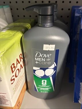 Dove Men+Care Sandalwood Striker Body and Face Wash - Gray